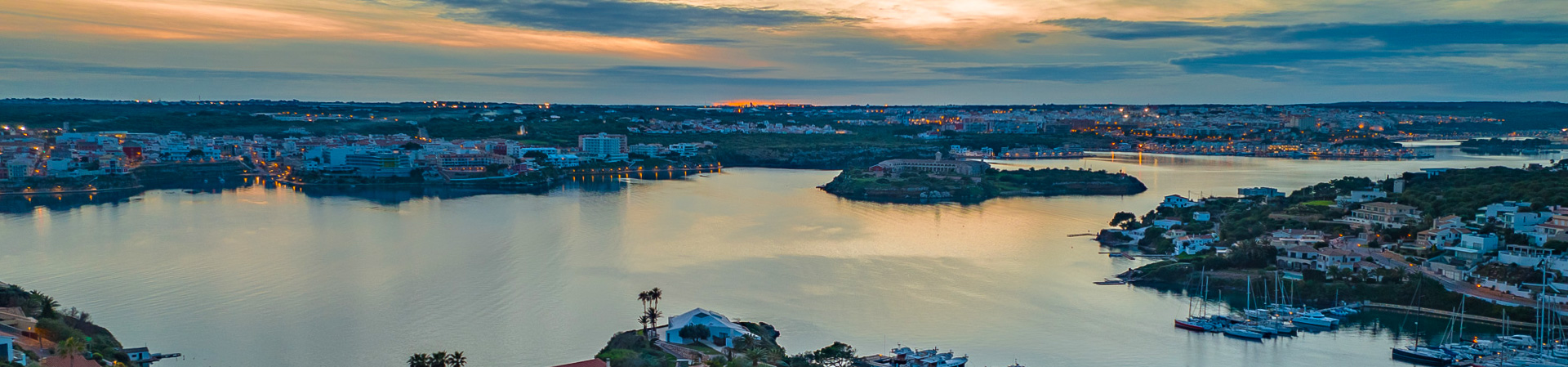 Mahon Port in Menorca